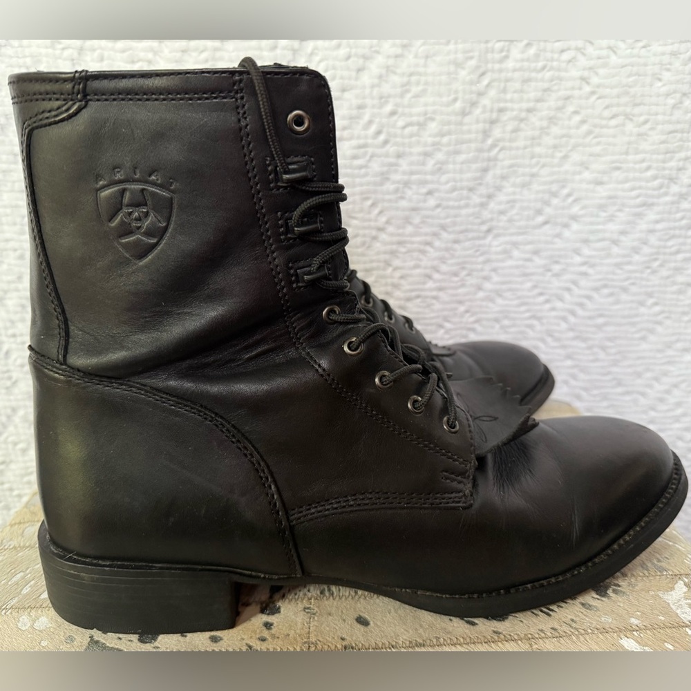 Ariat Men's Heritage Lacer Boot in Black Size 14